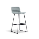Maven Upholstered High Back Bar Stool at online8 furniture store Auckland