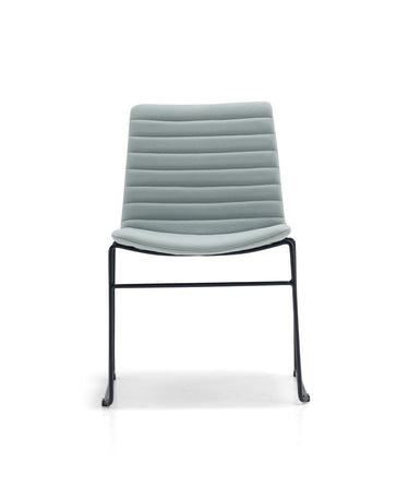 Maven Upholstered Sled Chair at online8 furniture store Auckland