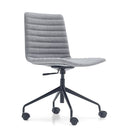 Maven Upholstered Swivel Office Chair at online8 furniture store Auckland
