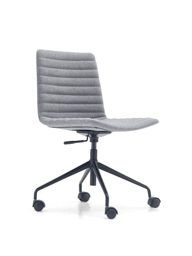 Maven Upholstered Swivel Office Chair at online8 furniture store Auckland