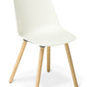 Max Timber Legs Chair - White at online8 furniture store Auckland