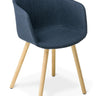 Max Tub Timber Lages Chair - Fully Upholstered at online8 furniture store Auckland