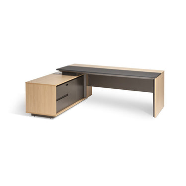 Maxim Executive Desk with Side Cabinet at online8 furniture store Auckland