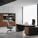 Maxim Executive Desk with Side Cabinet at online8 furniture store Auckland