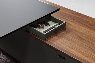 Maxim Executive Desk with Side Cabinet at online8 furniture store Auckland