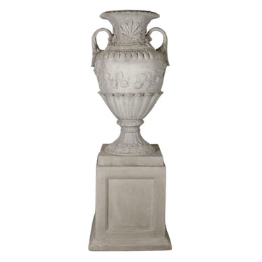 Mayfair Urn & Pedestal French Lime Wash at online8 furniture store Auckland
