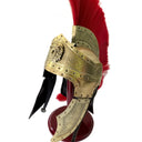 Medieval Armor Roman Helmet with Red Hair Plume at online8 furniture store Auckland