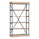 Medium Elm Industrial Bookcase at online8 furniture store Auckland