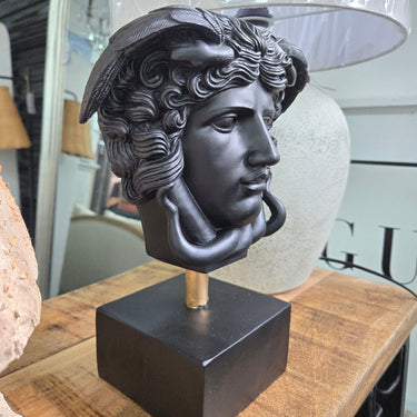Medusa Statue Charcoal at online8 furniture store Auckland