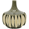 Melia 3D Ceramic Vase - Olive at online8 furniture store Auckland