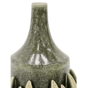 Melia 3D Ceramic Vase - Olive at online8 furniture store Auckland