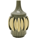 Melia 3D Ceramic Vase - Olive at online8 furniture store Auckland