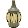 Melia 3D Ceramic Vase - Olive at online8 furniture store Auckland