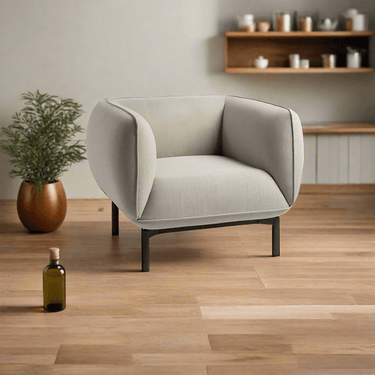 Mello 1 Seater Sofa - Oatmeal at online8 furniture store Auckland