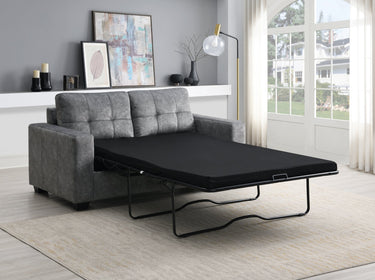 Melody 2 Seat Sofabed - Grey at online8 furniture store Auckland