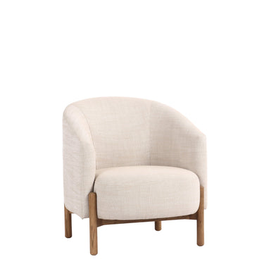 Memphis Tub Chair | Antique White & History Oak at online8 furniture store Auckland