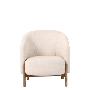 Memphis Tub Chair | Antique White & History Oak at online8 furniture store Auckland