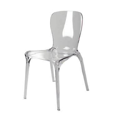 Mercury Transparent Dining Chair - S/2 at Online8 Furniture Auckland NZ