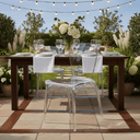 Mercury Transparent Dining Chair - S/2 at Online8 Furniture Auckland NZ