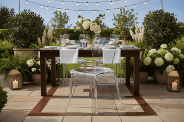 Mercury Transparent Dining Chair - S/2 at Online8 Furniture Auckland NZ