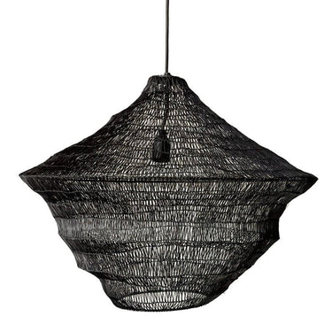 Mesh Tiered Pendant 61cm - Antique Black at online8 furniture store Auckland