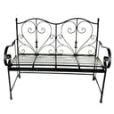 Metal Bench with Arms at online8 furniture store Auckland