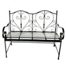 Metal Bench with Arms at online8 furniture store Auckland