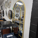 Metal Gold Arch Floor Mirror at online8 furniture store Auckland