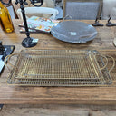 Metal Mesh Tray Set/2 at online8 furniture store Auckland