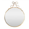 Metal Mirror Bow Round at online8 furniture store Auckland