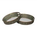Metal Mirror Tray Set/2 at online8 furniture store Auckland