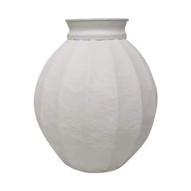 Metal Vessel Daphne - White at online8 furniture store Auckland