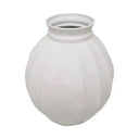 Metal Vessel Daphne - White at online8 furniture store Auckland