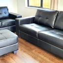 Metro 3 Seat Sofa - Black at online8 furniture store Auckland