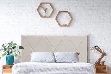 Metro Diamond Stitched Headboard Double/Queen at online8 furniture store Auckland
