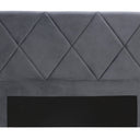 Metro Diamond Stitched Headboard Double/Queen at online8 furniture store Auckland