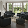 Metro Lounge Suite 3+2+1+Ottoman at online8 furniture store Auckland