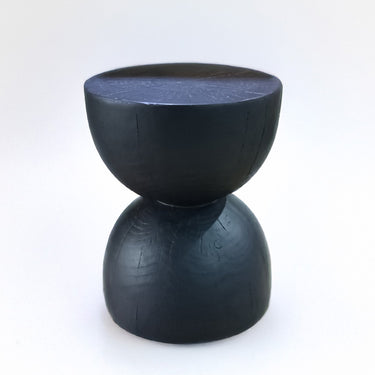 MGO Hourglass Stool - Black at Online8 Furniture Auckland NZ