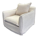 Miami Slip Cover Armchair - Pumice at online8 furniture store Auckland