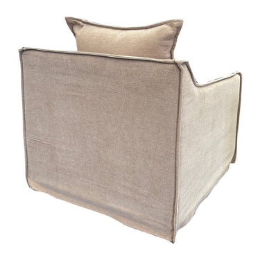 Miami Slip Cover Armchair - Sand at online8 furniture store Auckland
