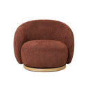Miami Swivel Chair XL - Burnt Ochre at Online8 Furniture Auckland NZ