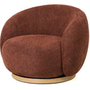 Miami Swivel Chair XL - Burnt Ochre at Online8 Furniture Auckland NZ