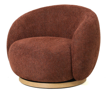 Miami Swivel Chair XL - Burnt Ochre at Online8 Furniture Auckland NZ