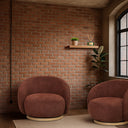 Miami Swivel Chair XL - Tobacco at Online8 Furniture Auckland NZ