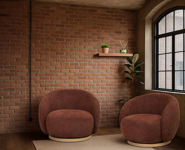 Miami Swivel Chair XL - Tobacco at Online8 Furniture Auckland NZ