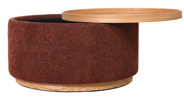 Miami Tray Ottoman XL - Burnt Ochre at Online8 Furniture Auckland NZ
