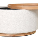 Miami Tray Round Ottoman - Seashell at Online8 Furniture Auckland NZ