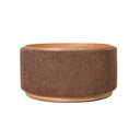 Miami Tray Round Ottoman - Tobacco at Online8 Furniture Auckland NZ