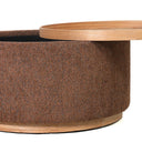 Miami Tray Round Ottoman - Tobacco at Online8 Furniture Auckland NZ