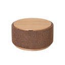 Miami Tray Round Ottoman - Tobacco at Online8 Furniture Auckland NZ